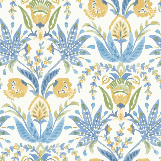 Save MN1913 Seaside Jacobean Mediterranean by York Wallpaper