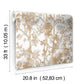 Purchase Nw3583 | Modern Metals Second Edition, Shimmering Foliage - Antonina Vella Wallpaper