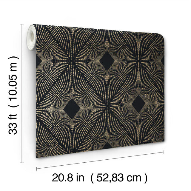 Purchase Nw3593 | Modern Metals Second Edition, Harlowe - Antonina Vella Wallpaper