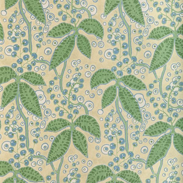 Purchase Lee Jofa Wallpaper - P2022105.315.0 Putnam Paper Leaf/Blue