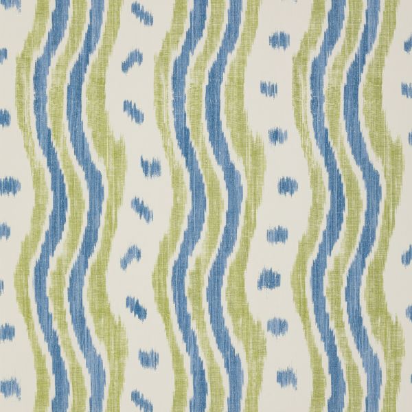 Purchase Lee Jofa Wallpaper - Pbfc-3531.523.0 Ikat Stripe Wp Blue/Lime