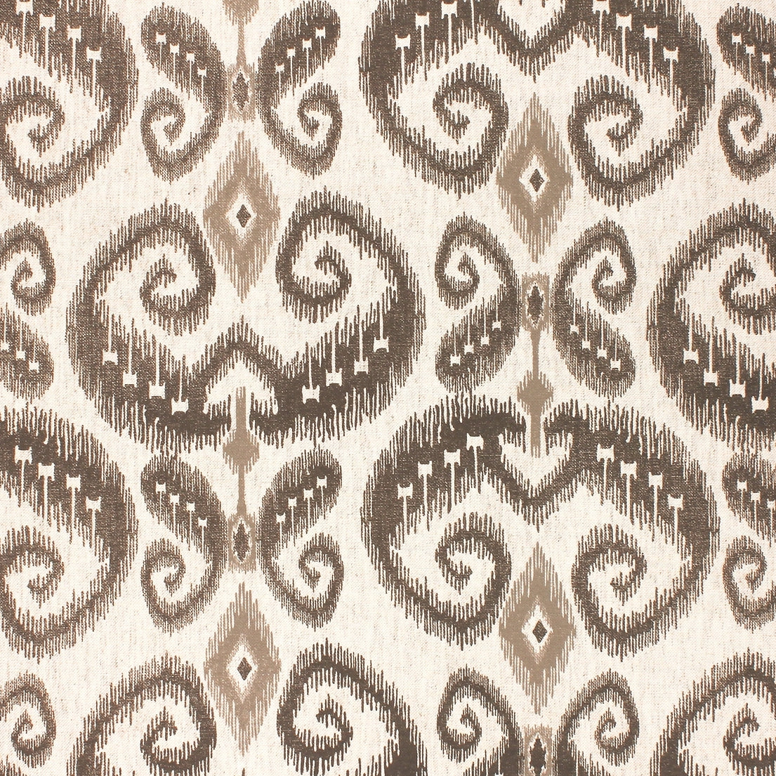 Purchase Phillip Jeffries Wallpaper - 5596, Indo Ikat - Taupe And Chocolate On Linen