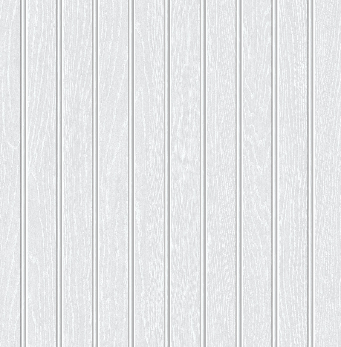 PR11800 | Faux Beadboard Prepasted, Grey - Seabrook Designs Wallpaper