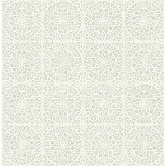 Search PS40810 Palm Springs Twist Pewter Medallion Kenneth James Wallpaper