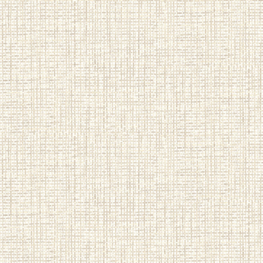 Looking PS41302 Palm Springs Woven Summer White Grid Kenneth James Wallpaper