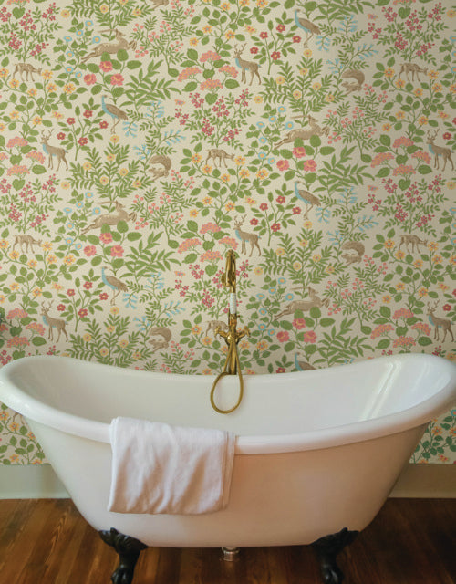 Purchase Psw1436Rl | Woodland Floral Peel & Stick, Floral - Erin & Ben Co. Wallpaper