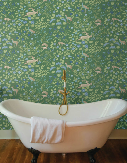 Purchase Psw1437Rl | Woodland Floral Peel & Stick, Floral - Erin & Ben Co. Wallpaper