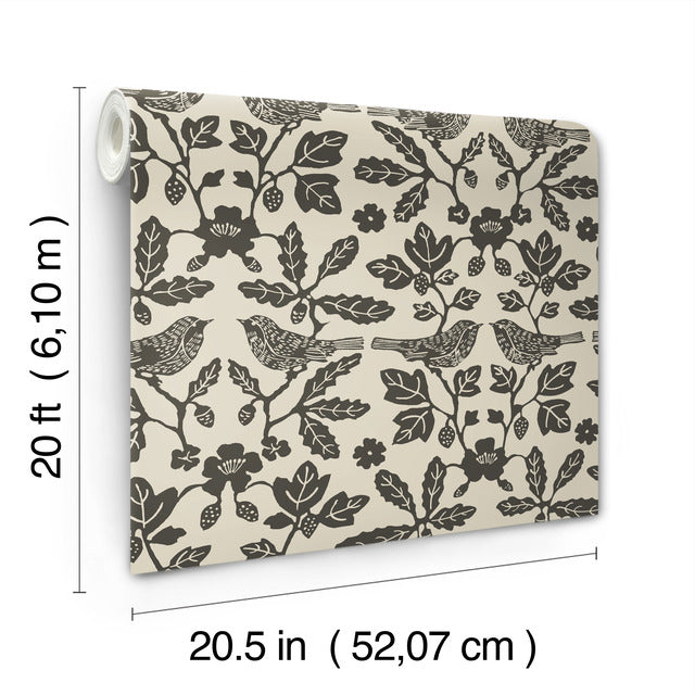 Purchase Psw1442Rl | Sparrow & Oak Peel & Stick, Botanical - Erin & Ben Co. Wallpaper