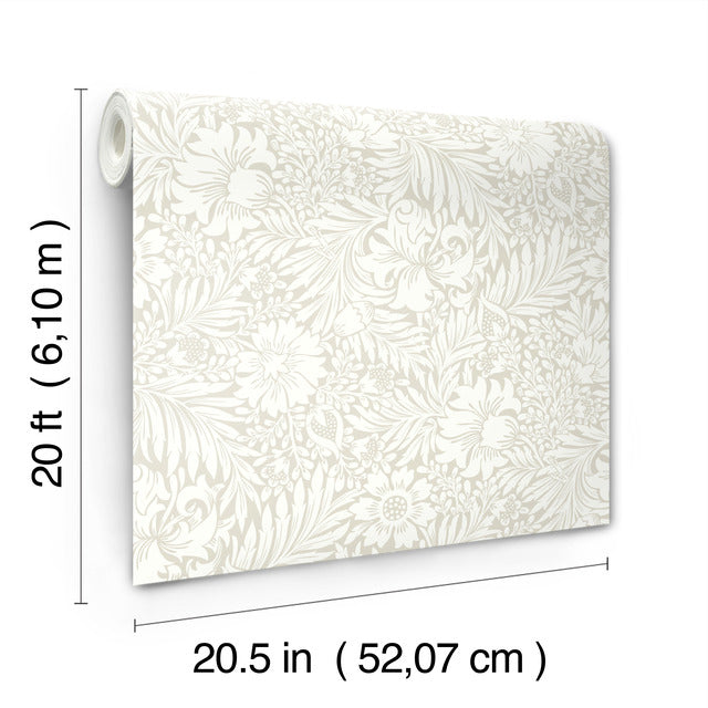 Purchase Psw1445Rl | Modern Acanthus Peel & Stick, Floral - Erin & Ben Co. Wallpaper