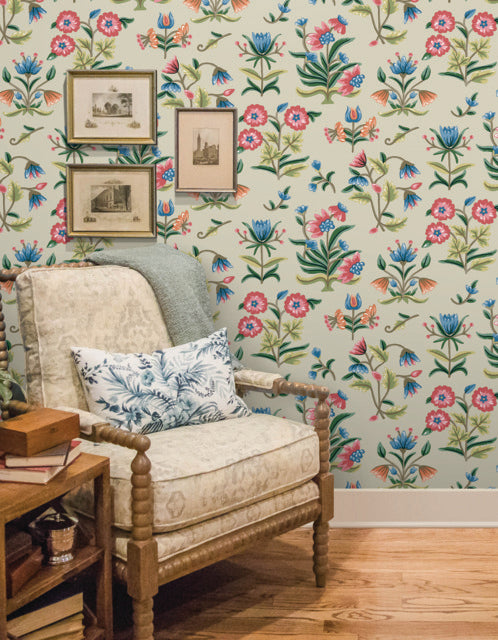 Purchase Psw1447Rl | Heirloom Floral Peel & Stick, Floral - Erin & Ben Co. Wallpaper