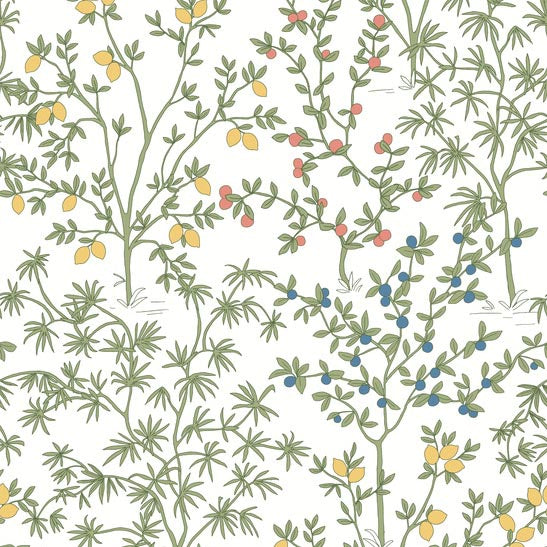 Purchase Psw1455Rl | Lemon Grove Peel & Stick, Botanical - Erin & Ben Co. Wallpaper