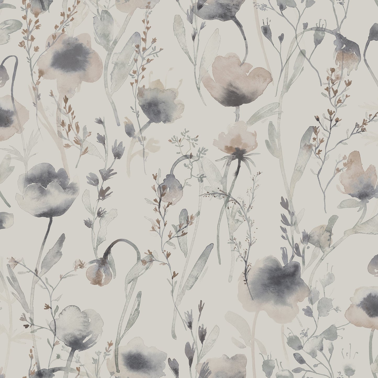 S10102 Lo sage green, Jordn√§ra by Sandberg Wallpaper