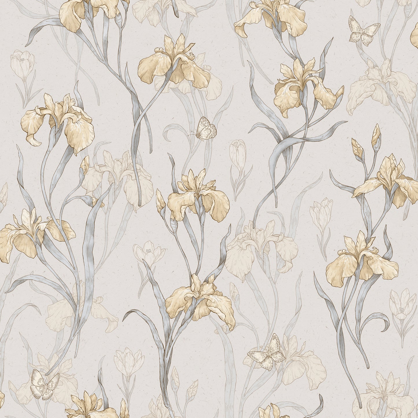 S10136 Iris amber, Huset i Solen by Sandberg Wallpaper