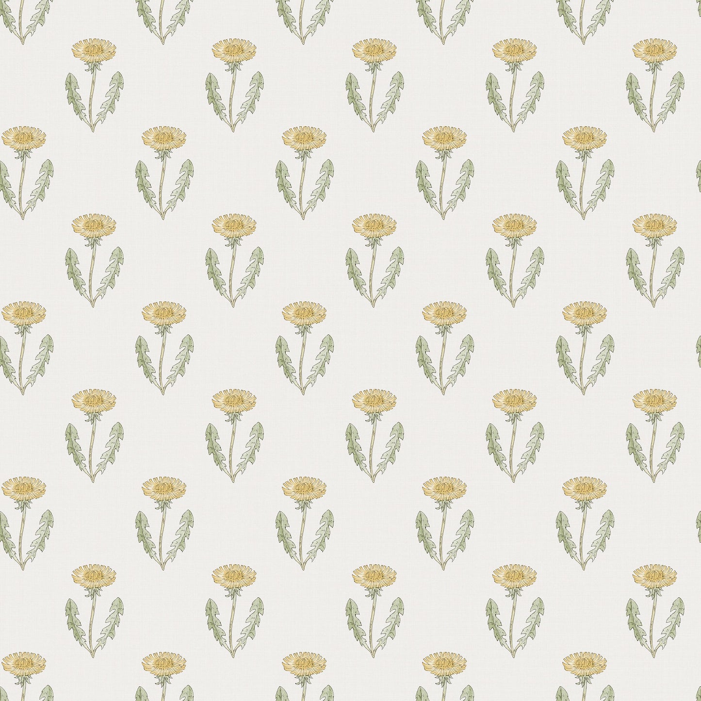 S10137 Maskrosen spring green, Huset i Solen by Sandberg Wallpaper