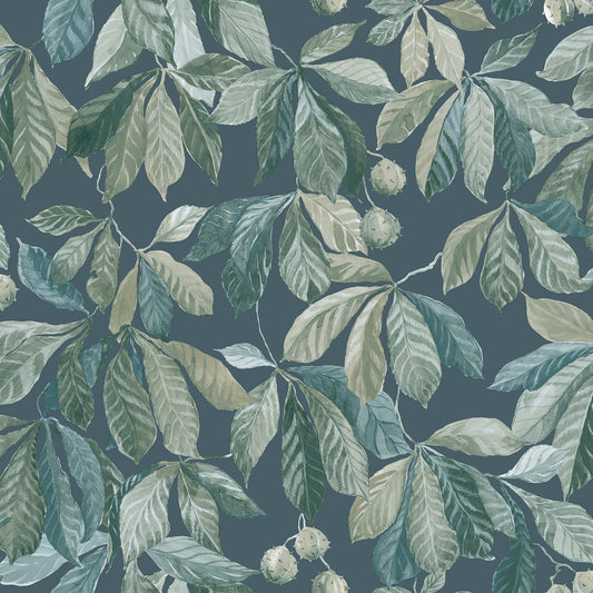 S10146 Kersti indigo, Huset i Solen by Sandberg Wallpaper