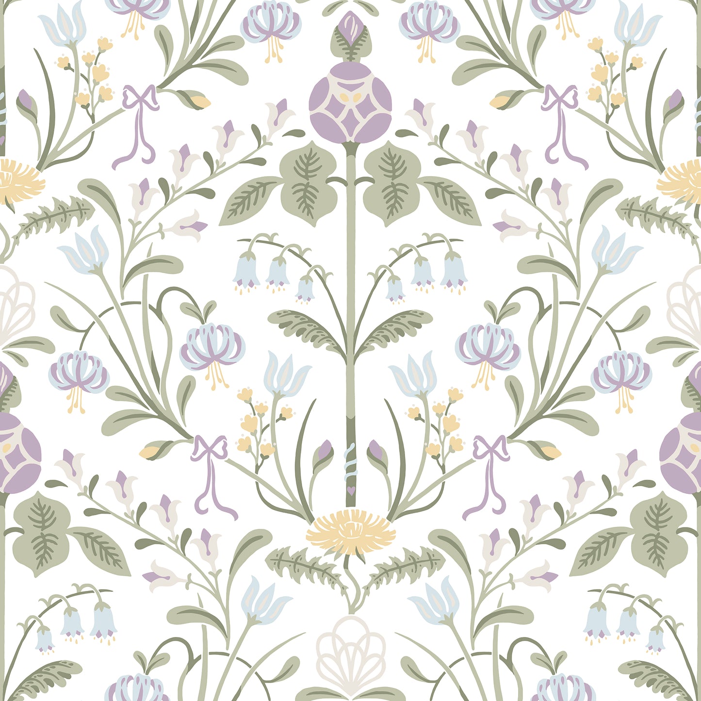 S10154 Till Carl lilac, Huset i Solen by Sandberg Wallpaper