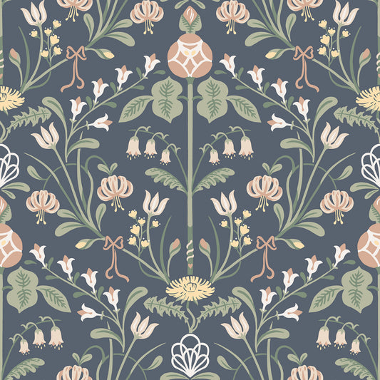 S10155 Till Carl indigo, Huset i Solen by Sandberg Wallpaper
