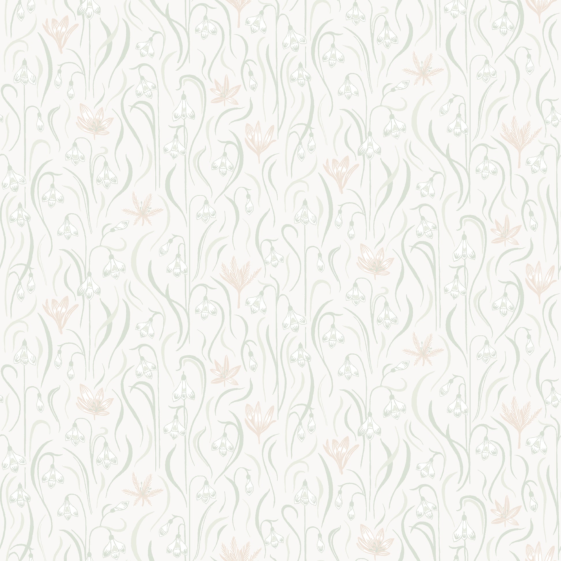 S10157 Signe spring green, Huset i Solen by Sandberg Wallpaper