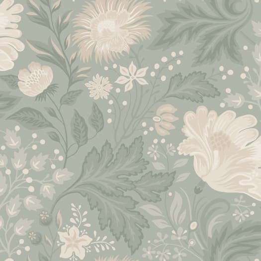 S10180 Ava sage green, Villa Dalar≈° II by Sandberg Wallpaper