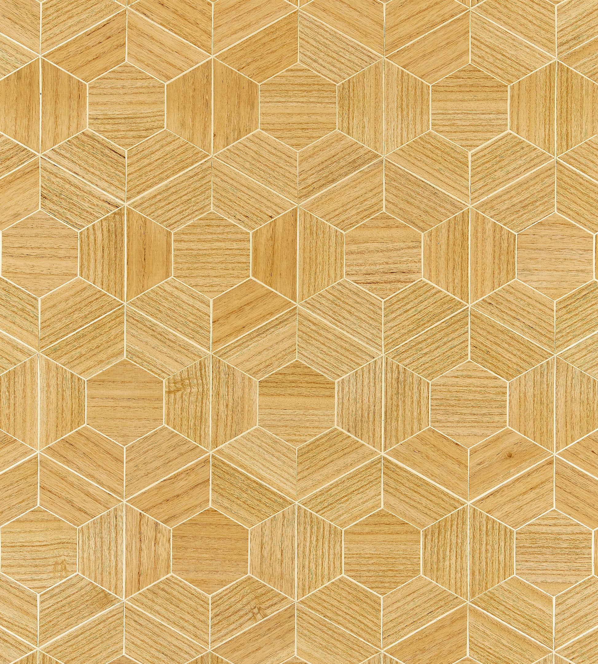 Select Scalamandre Wallpaper Pattern Sc 0001Wp88467 Name Hive - Wood Cashew Geometric Wallpaper