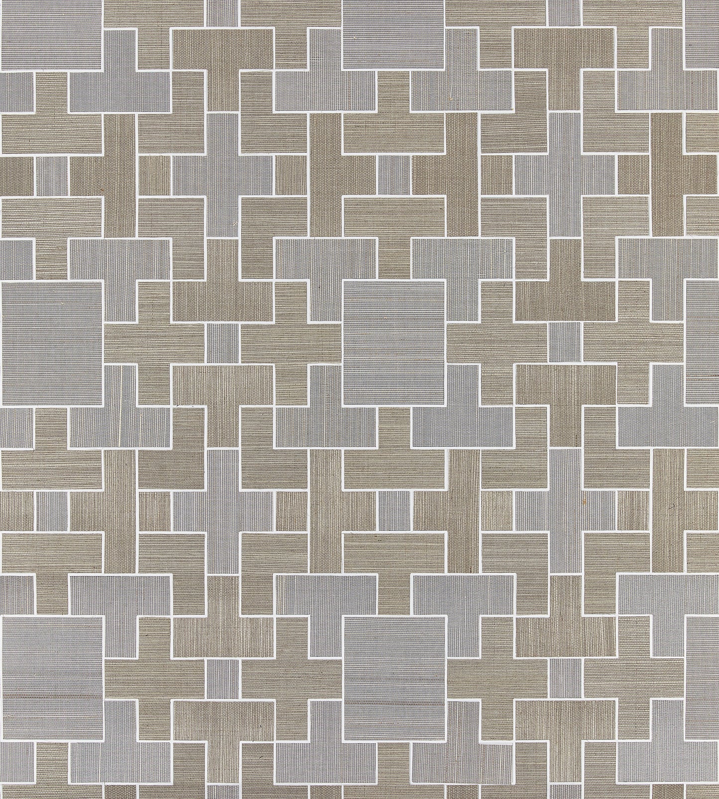 Find Scalamandre Wallpaper Pattern Sc 0001Wp88471 Name Allegro - Sisal Dove Fretwork Wallpaper