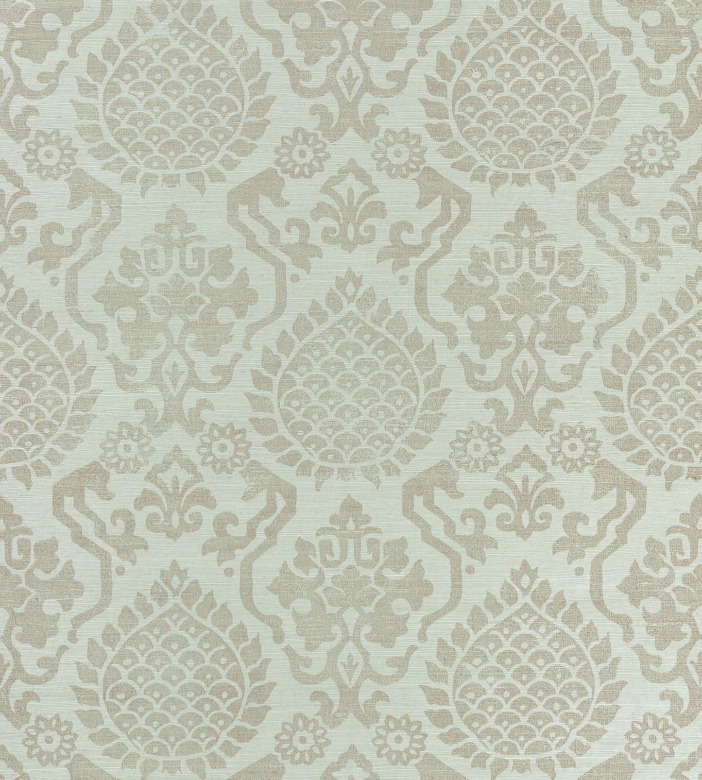 Find Scalamandre Wallpaper Pattern Sc 0002Wp88378 Name Surat Sisal Burnished Gold On Mineral Chinoiserie|Damask Wallpaper