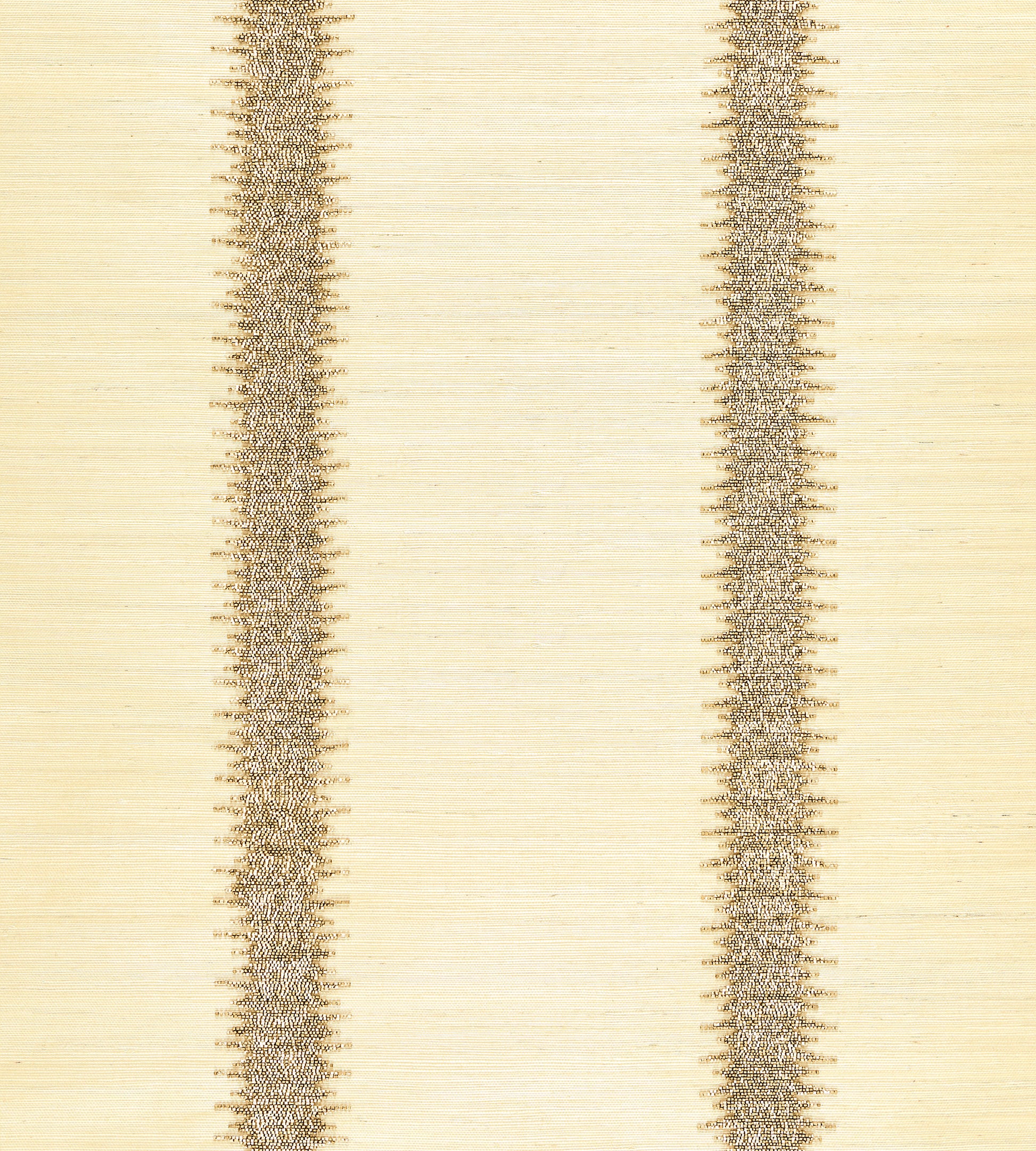 Select Scalamandre Wallpaper Pattern Sc 0002Wp88386 Name Veronica Beaded Grasscloth Burnished Gold Stripe Wallpaper