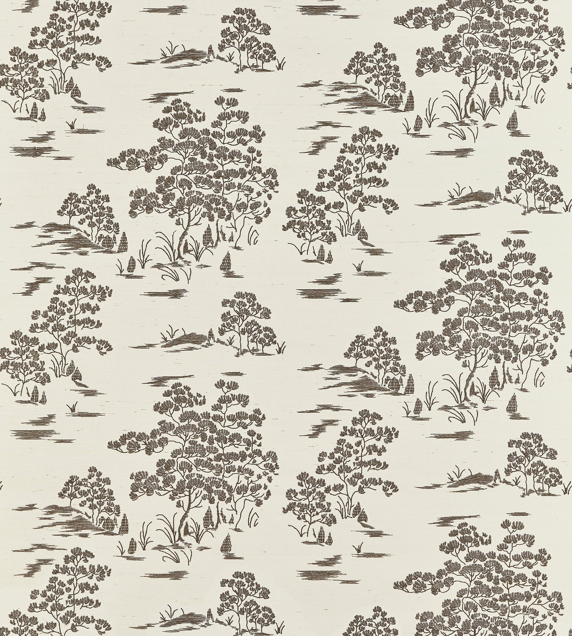 Select Scalamandre Wallpaper Pattern Sc 0002Wp88445 Name Katsura Embroidered Toile Bark Botanical Wallpaper