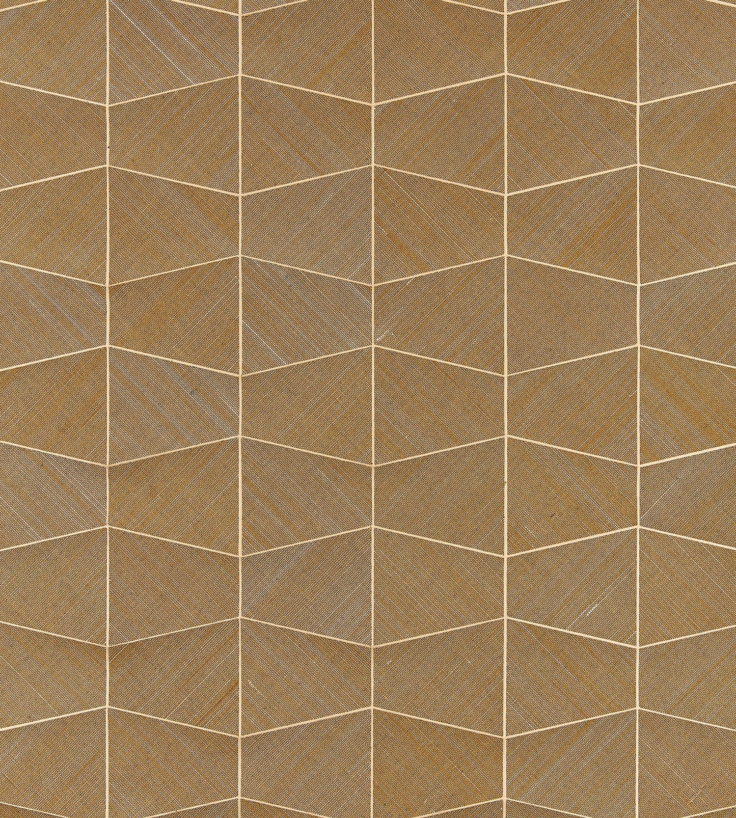 Select Scalamandre Wallpaper Pattern Sc 0002Wp88466 Name Staccato - Abaca Caramel Geometric|Graphic Wallpaper