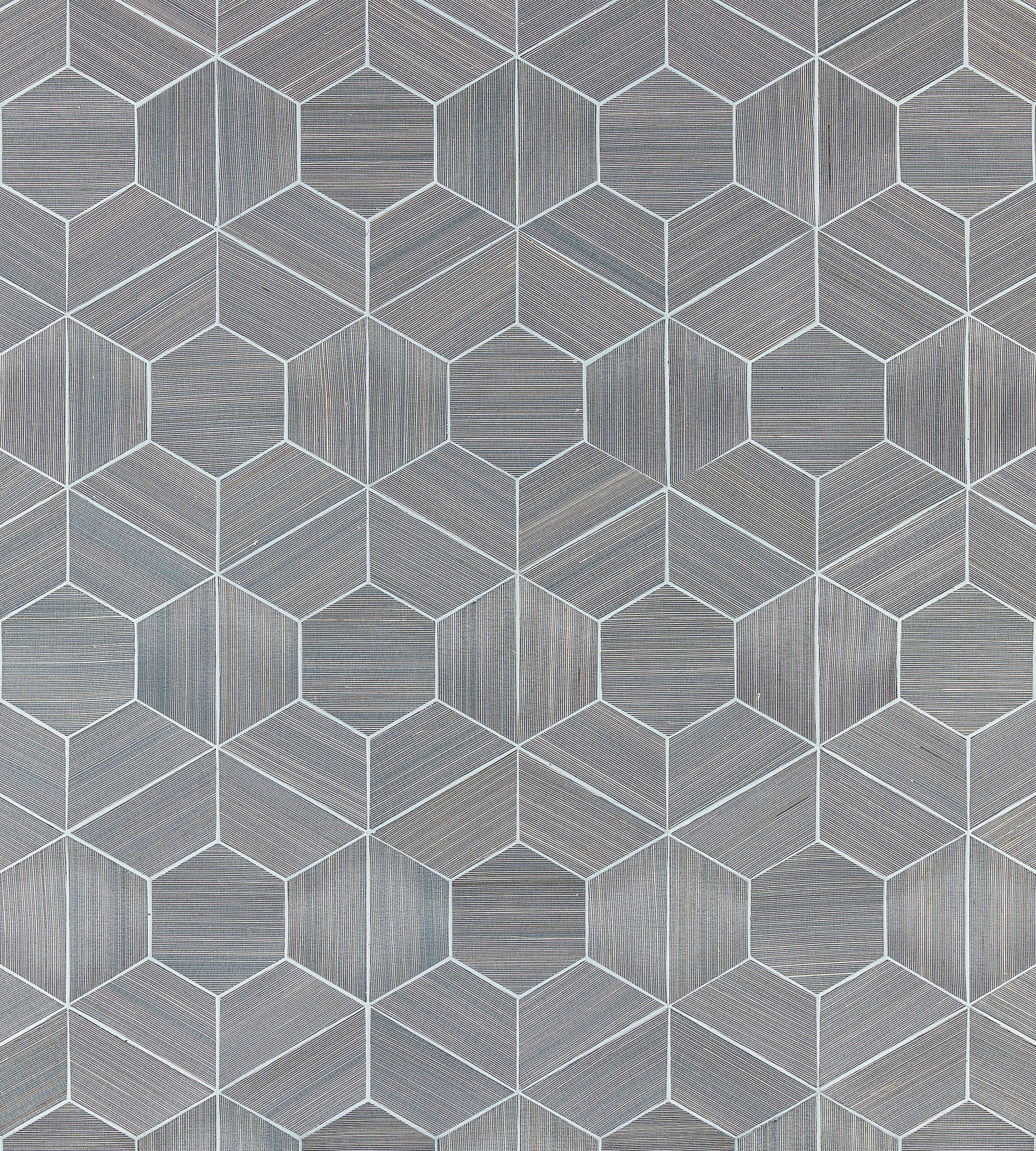 Purchase Scalamandre Wallpaper Pattern Sc 0002Wp88469 Name Hive - Abaca Blue Ice Geometric Wallpaper