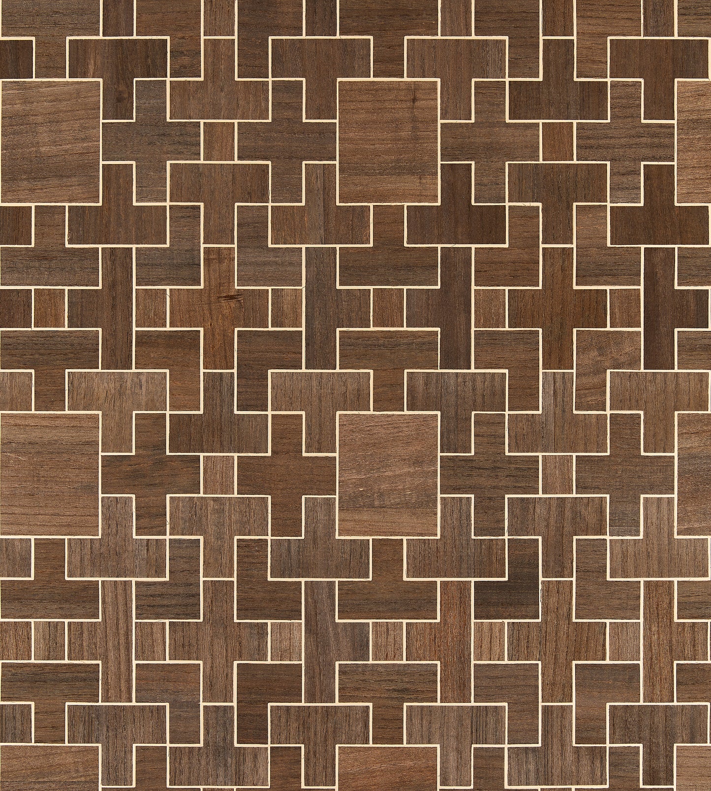 Buy Scalamandre Wallpaper Pattern Sc 0002Wp88480 Name Allegro - Wood Hazelnut Fretwork Wallpaper