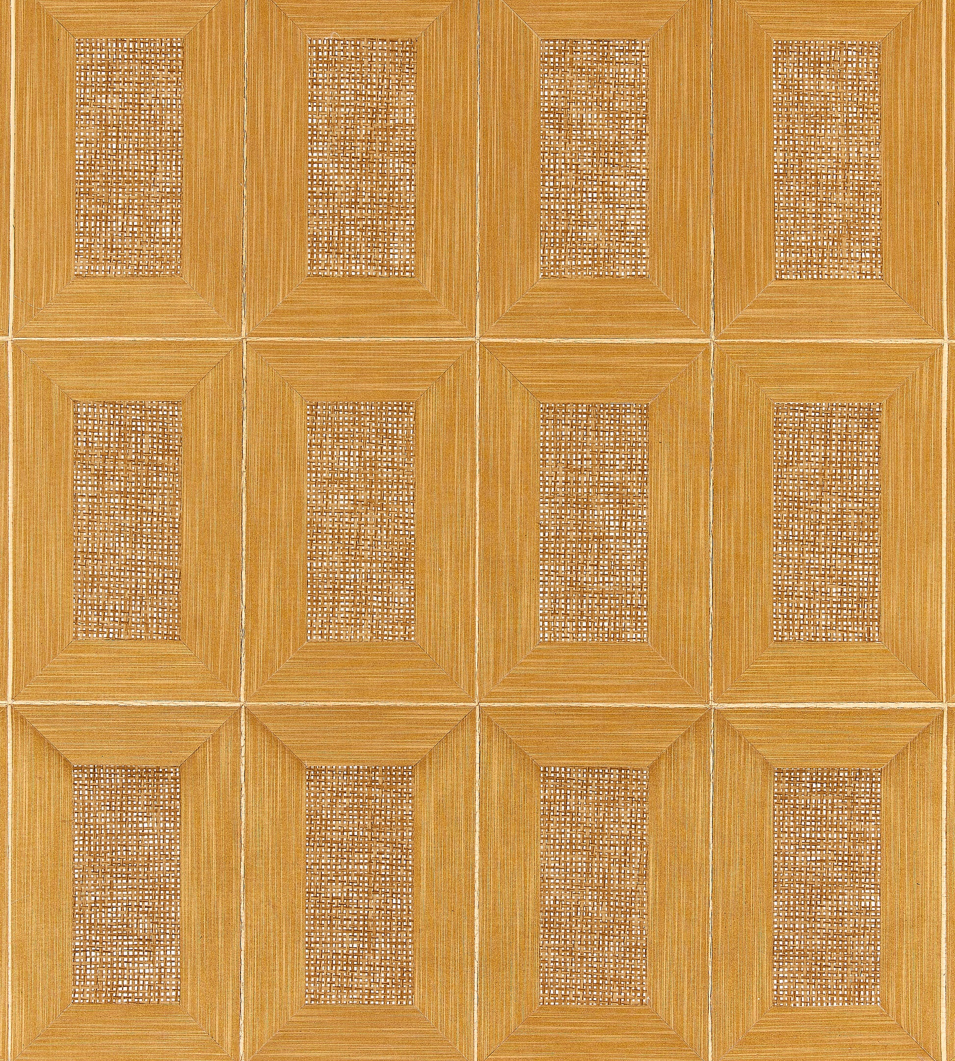 Purchase Scalamandre Wallpaper Pattern Sc 0003Wp88474 Name Libro - Woven Golden Geometric|Plaid Wallpaper