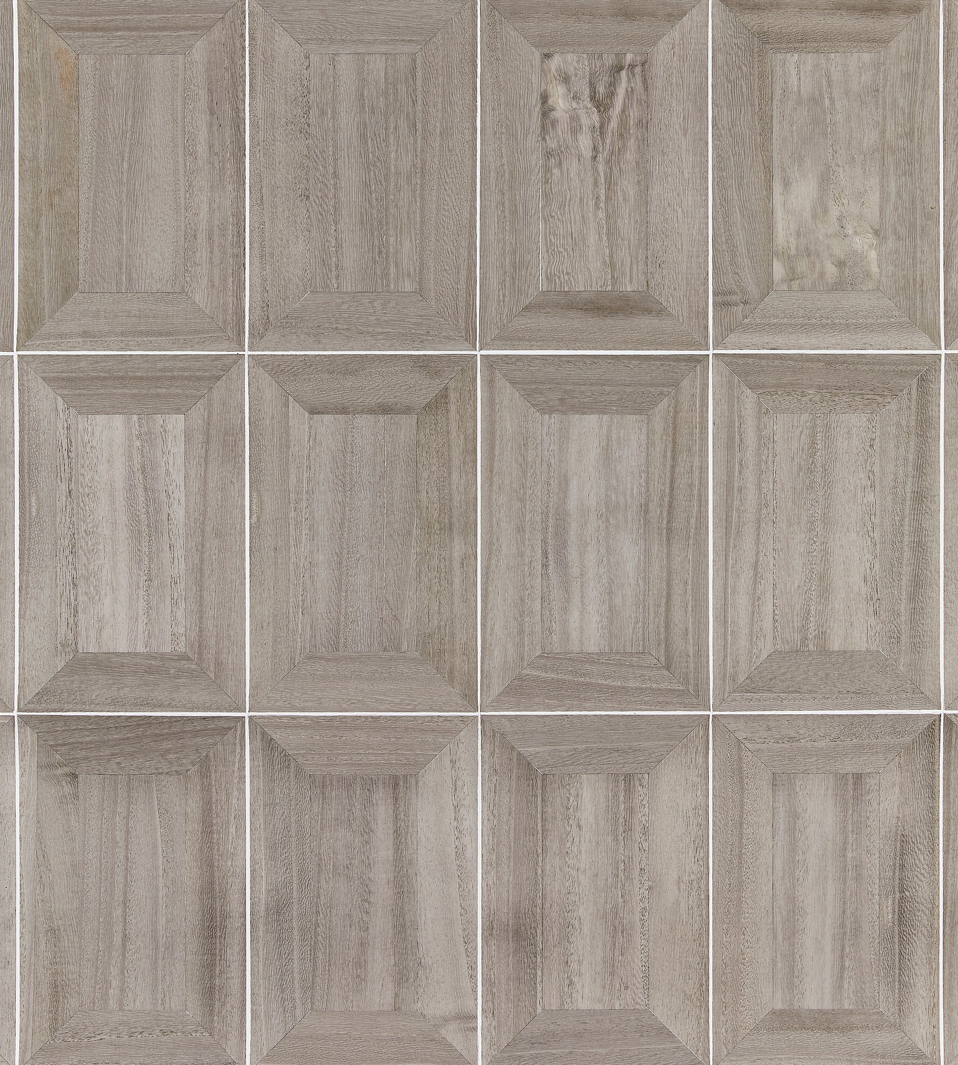 View Scalamandre Wallpaper Pattern Sc 0003Wp88475 Name Libro - Wood Greystone Geometric|Plaid Wallpaper