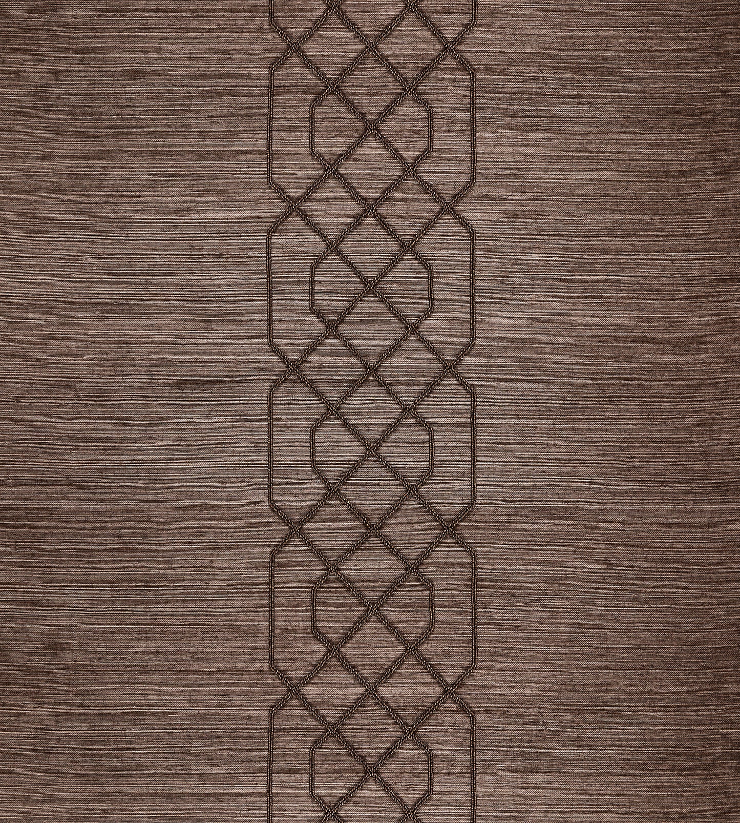 Shop Scalamandre Wallpaper Pattern Sc 0004Wp88385 Name Adelaide Beaded Sisal Chocolate Fretwork Wallpaper