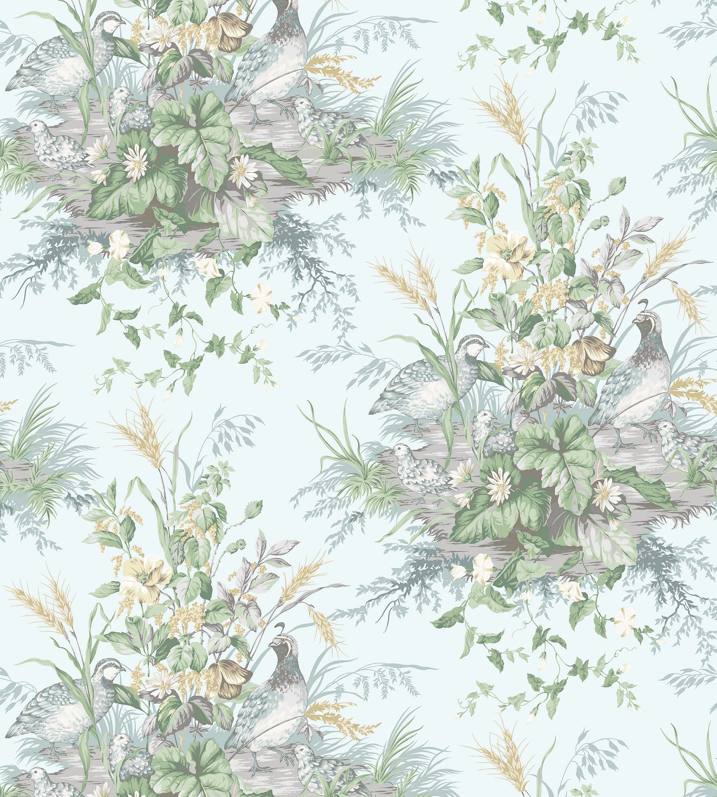 Purchase Scalamandre Wallpaper Pattern Sc 0004Wp88434 Name Edwin'S Covey Woodlawn Bird Wallpaper