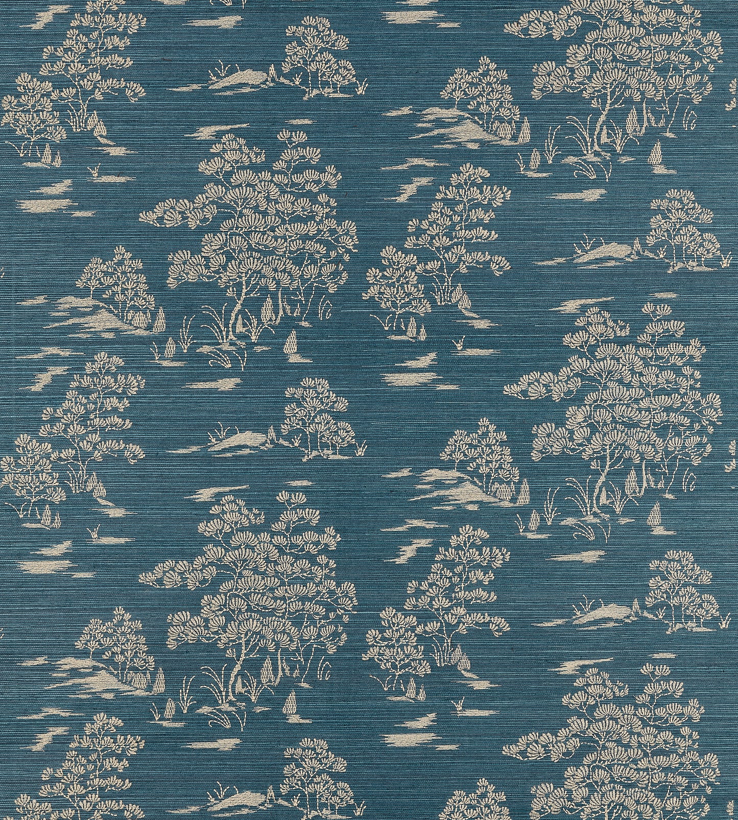 Save Scalamandre Wallpaper Pattern Sc 0004Wp88445 Name Katsura Embroidered Toile Peacock Botanical Wallpaper