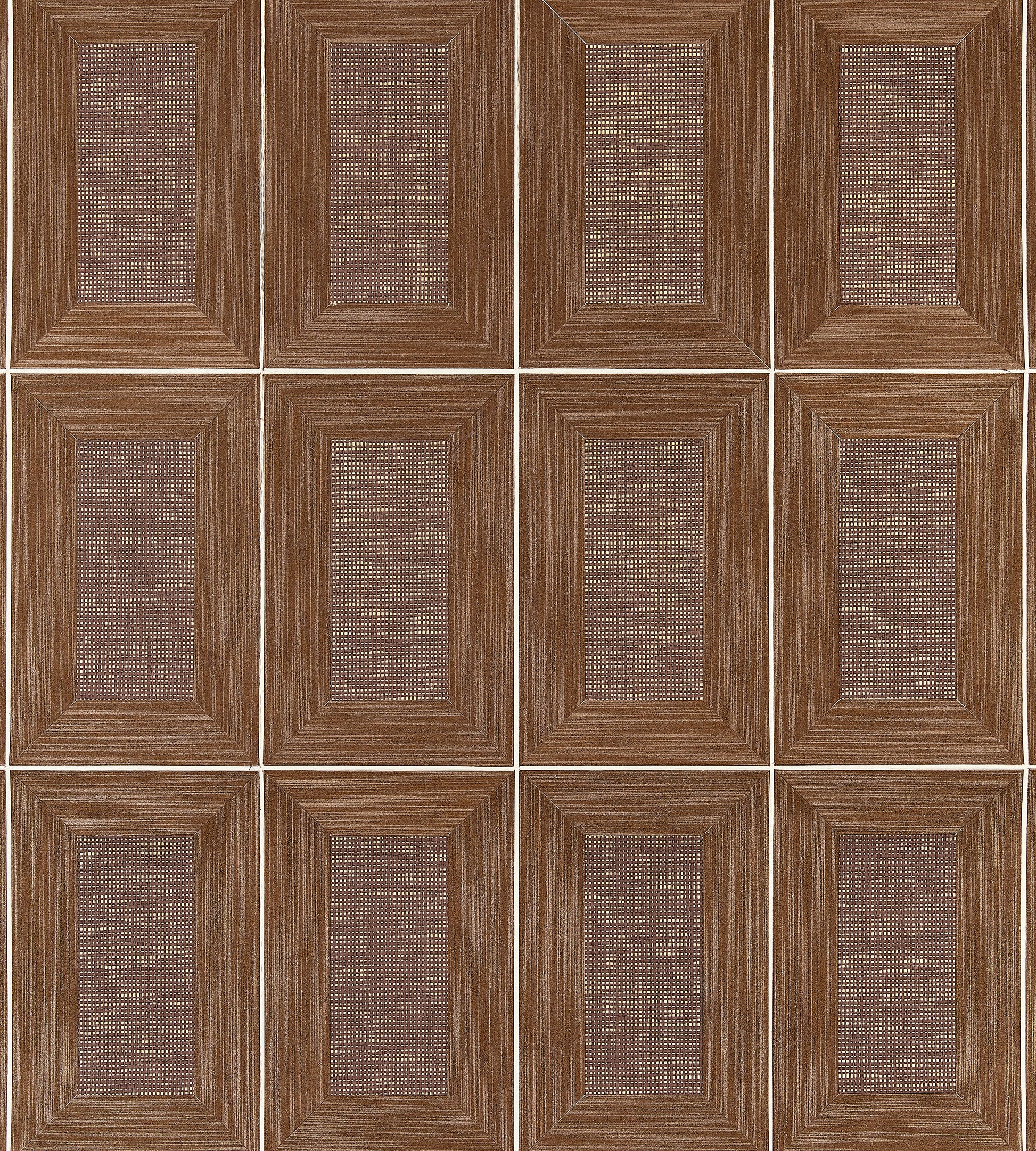 View Scalamandre Wallpaper Pattern Sc 0004Wp88474 Name Libro - Woven Sequoia Geometric|Plaid Wallpaper