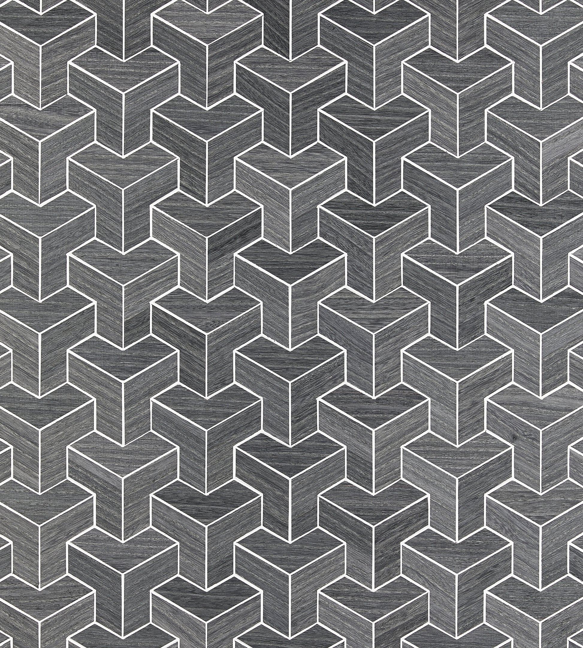 Shop Scalamandre Wallpaper Pattern Sc 0005Wp88472 Name Forte - Wood Steel Geometric|Graphic Wallpaper