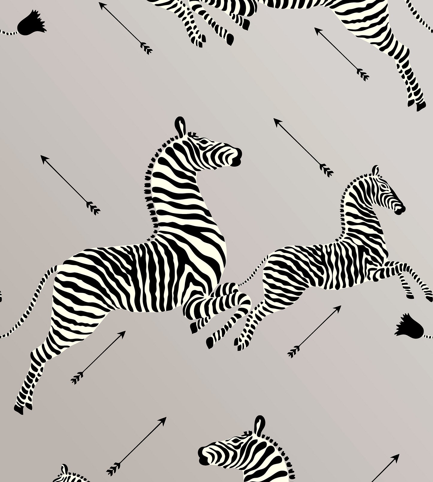Shop Scalamandre Wallpaper Pattern Sc 0010Wp81388Mv Name Zebras - Vinyl Silver Bird Wallpaper