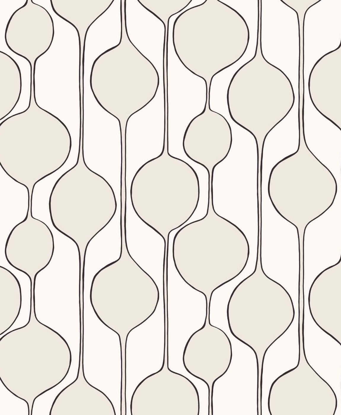 SL80100 | Minimalist Geometric , Off-White - Seabrook Designs Wallpaper