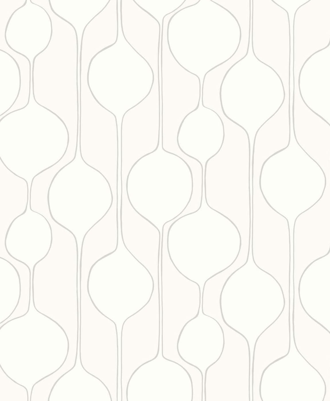 SL80108 | Minimalist Geometric , Off-White - Seabrook Designs Wallpaper