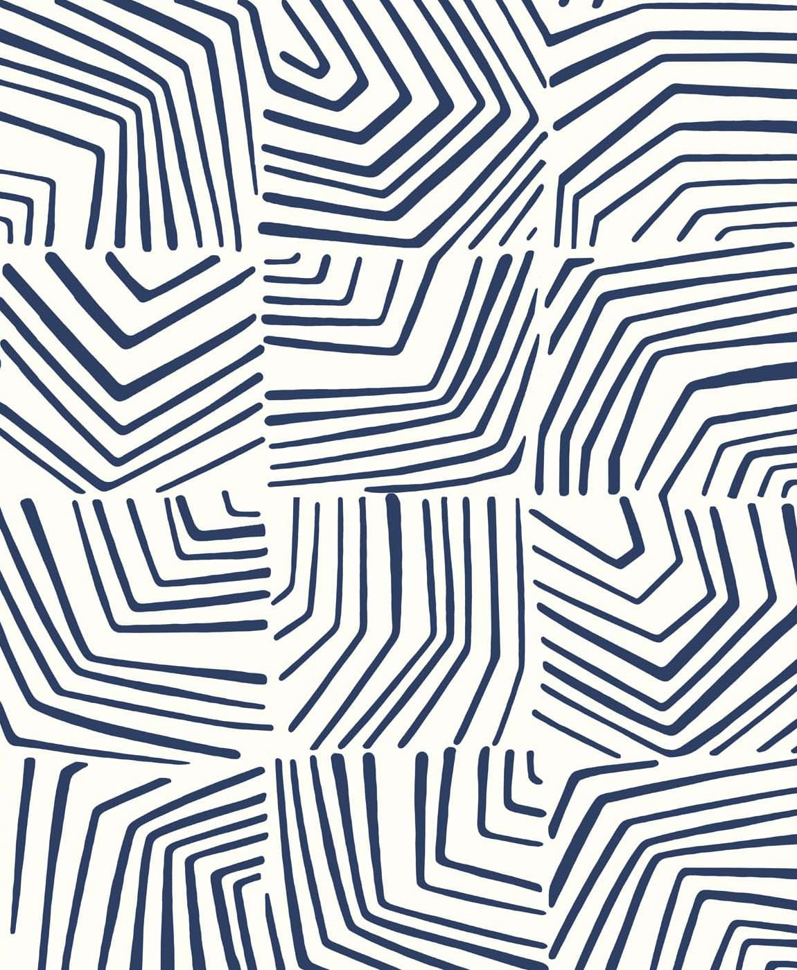 SL80212 | Linework Maze, Blue - Seabrook Designs Wallpaper