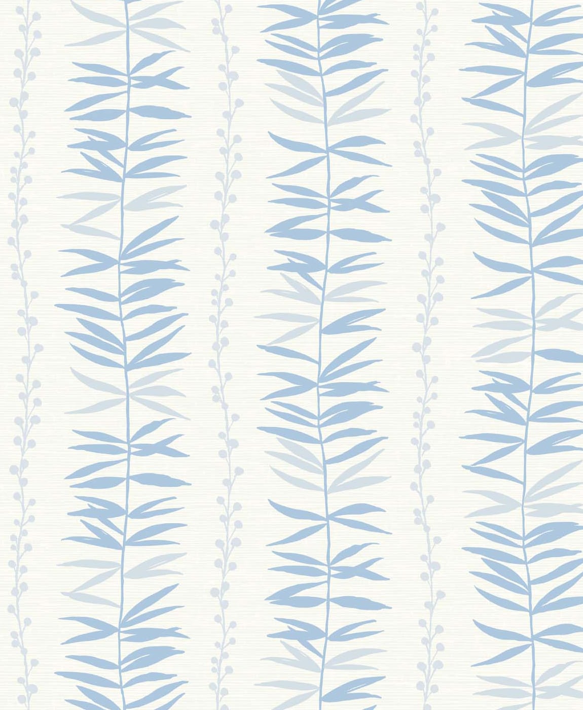 SL80502 | Summer Garland , Blue - Seabrook Designs Wallpaper