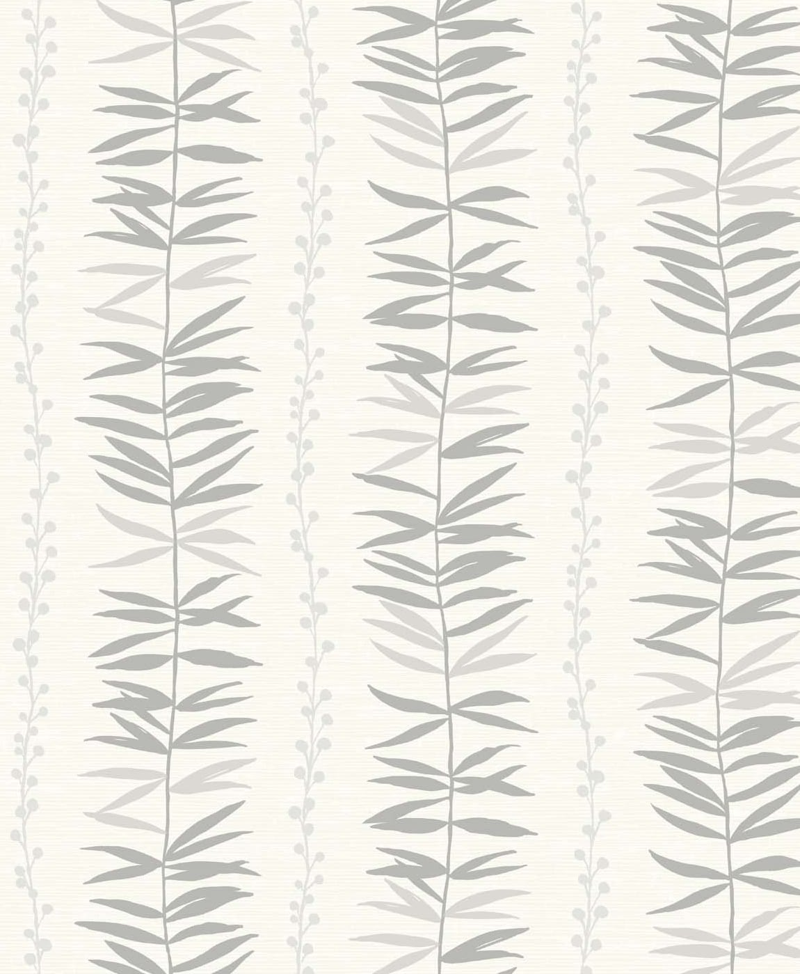 SL80508 | Summer Garland , Grey - Seabrook Designs Wallpaper
