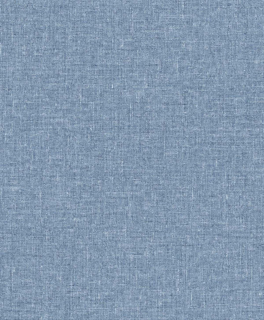 SL81112 | Soft Linen , Blue - Seabrook Designs Wallpaper