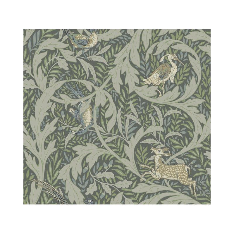 Sample AC9124 Woodland Tapestry, Arts and Crafts by Ronald Redding Wallpaper