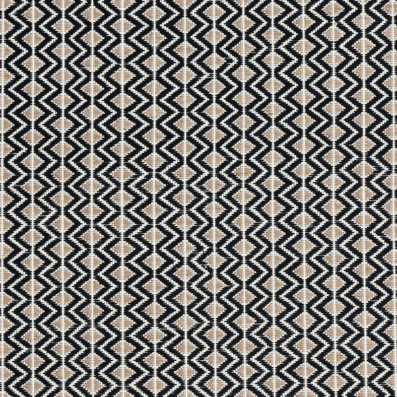 Purchase sample of 78910 Pinula Hand Woven, Black by Schumacher Fabric