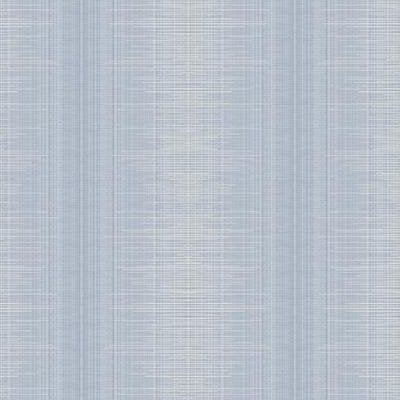 View TL1960 Handpainted Traditionals Silk Weave Stripe Blue York Wallpaper