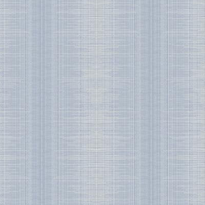 View TL1960 Handpainted Traditionals Silk Weave Stripe Blue York Wallpaper