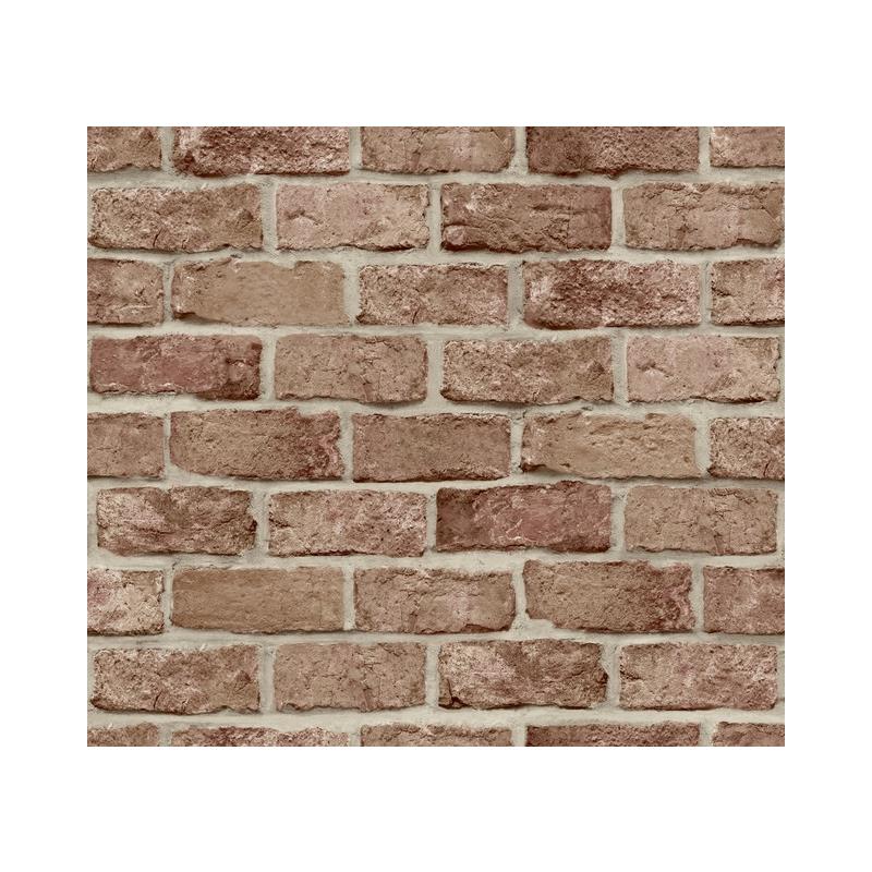 Sample PSW1306RL Stretcher Brick, Premium Peel + Stick by York Wallpaper